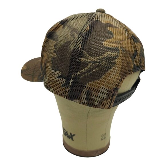 Peoples Bank Embroidered Camo Mesh Snapback Cap Trucker Hunter Baseball Hat - Picture 12 of 13